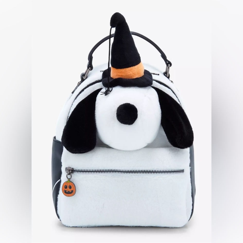 Peanuts Snoopy Witch Plush Mini Backpack BoxLunch Halloween Bag NWT